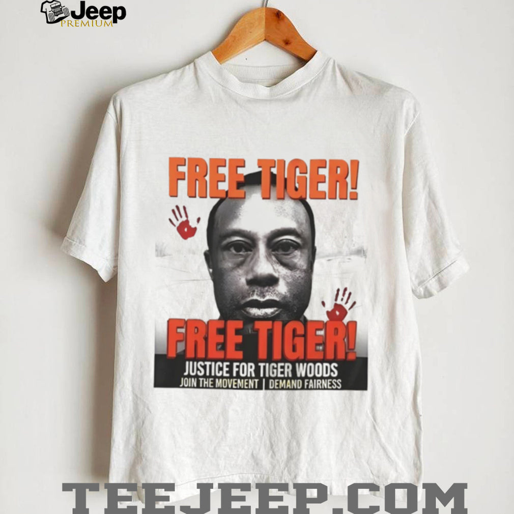 Free Tiger Justice For Tiger Woods Golf Movement T Shirt