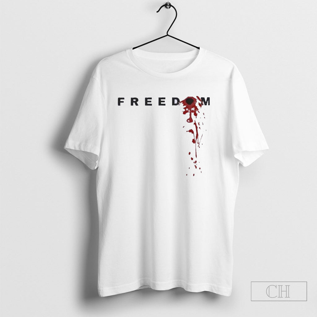 Freedom Charlie Kirk Shot Blood