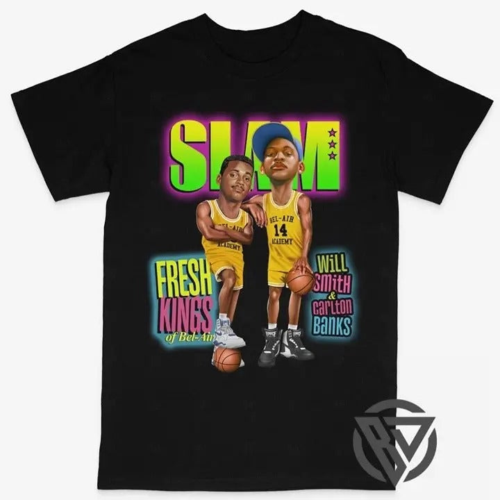 Fresh Prince Tee Shirt Will Smith Carlton Banks 90's TV Show ( BF )