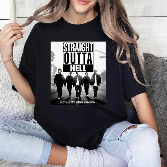 Friends Supernatural T Shirt, Supernatural T Shirt, Fashion Cotton, Full Colors, Full Sizes, For Men, For Women Fabric Smooth