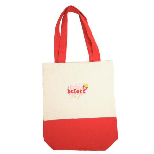 Fries Before Guys Canvas Tote Bag