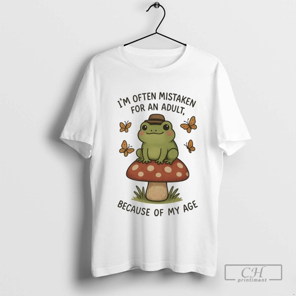 Frog Im Often Mistaken For An Adult Because Of My Age