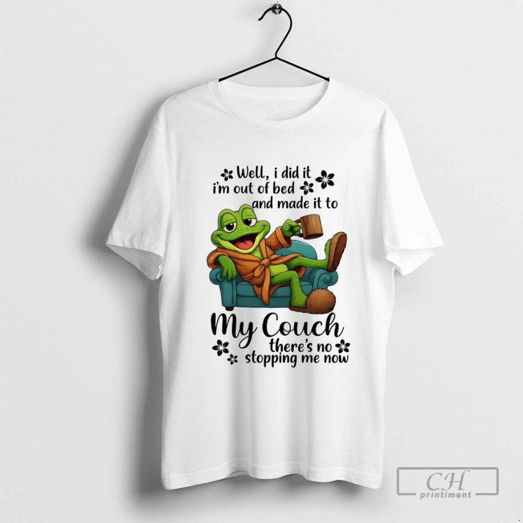 Frog Well I Did It Im Out Of Bed And Made It To My Couch