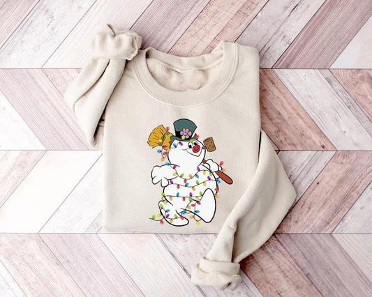 Frosty The Snowman Christmas Sweatshirt, Merry Christmas Tee, Snowman Shirt, Christmas Frosty Shirt,  Snowman Tee, Christmas Frosty Sweater, Funny Snowman Sweater