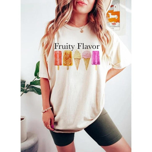 Fruity flavor shirt | fruity shirt | subtle lesbian shirt | lesbian pride shirt | cottagecore | lesbian icecream | femme lesbian | queer  T-shirt, sweater and Hoodie