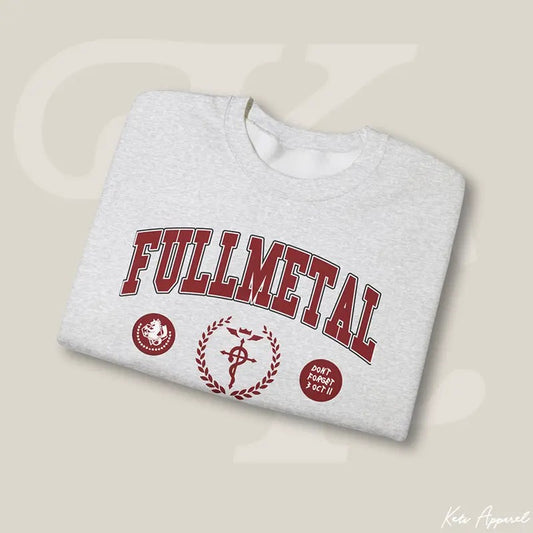 Fullmetal Alchemist Brotherhood Varsity Sweatshirt Casual Clothing
