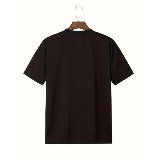 Fun Christmas Tee - Men's And Women's Short Sleeve Casual T-Shirt For Family - Black 220g Lightweight Xmas Gift For Kids And Adults Made in USA