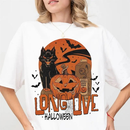 Fun and Festive: Long Live Halloween T-Shirt for Your Halloween Celebrations