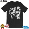 Funny Bigfoot Alien and Dinosaur Selfie Friends Graphic T Shirt
