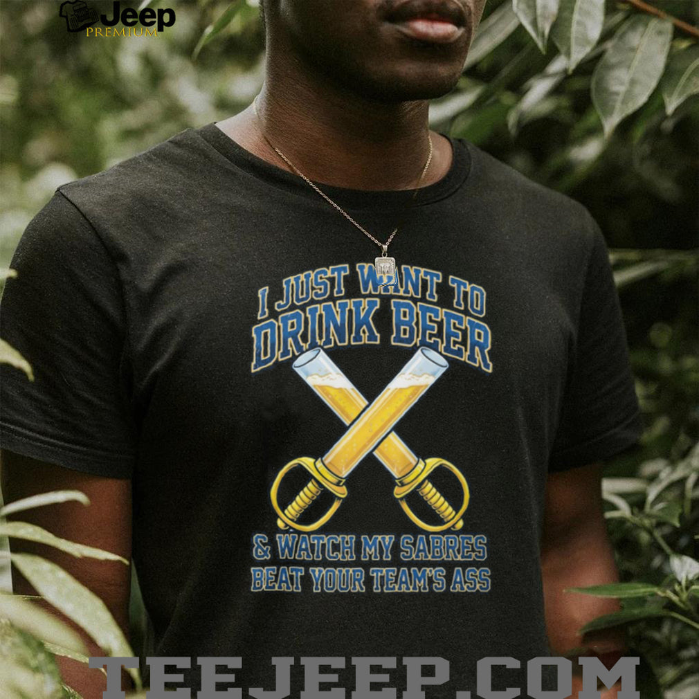 Funny Buffalo Sabres Beer Sabers Hockey Fan Trash Talk T Shirt