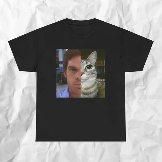 Funny Cat Meme Shirt, Unisex Heavy Cotton T-Shirt, TV Show Fan Tee