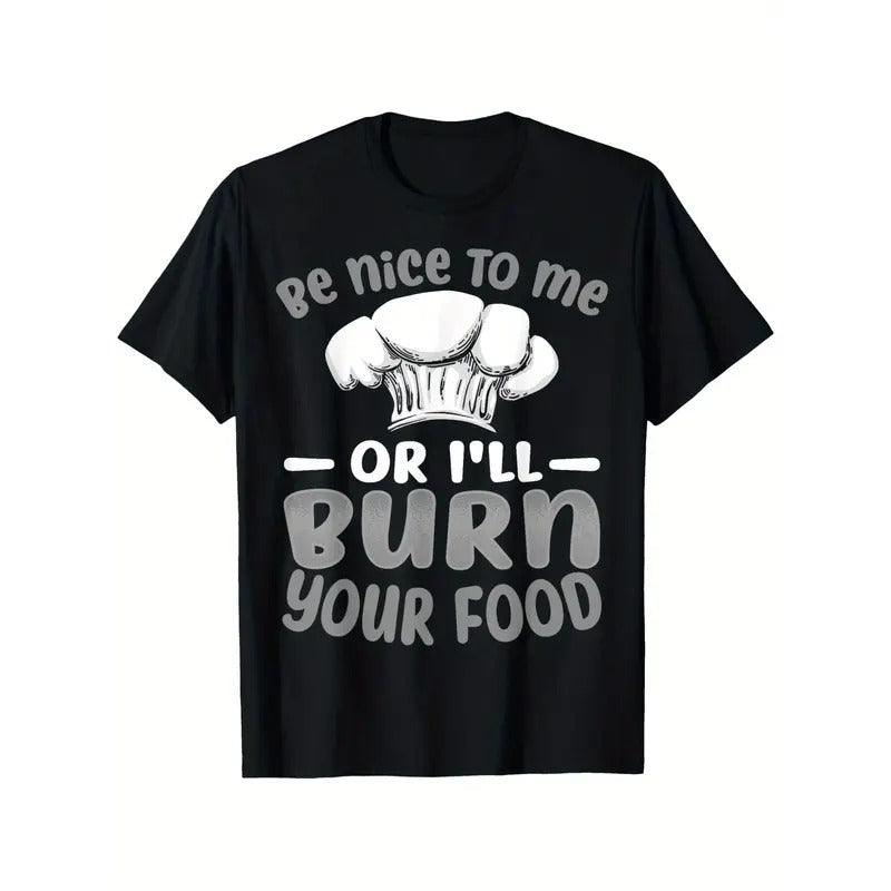 Funny Chef & Baker Graphic Tee - Cotton,, Perfect for Cooking Enthusiasts - Ideal Gift for Men & Women, Great for Thanksgiving, Christmas, New Year Made in USA