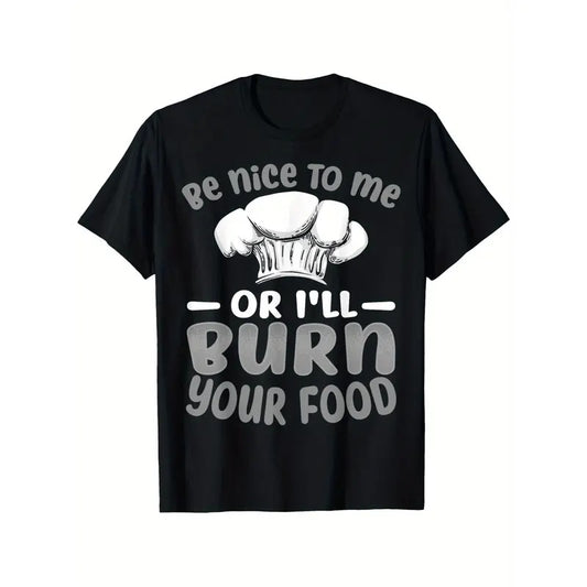 Funny Chef & Baker Graphic Tee - Cotton,, Perfect for Cooking Enthusiasts - Ideal Gift for Men & Women, Great for Thanksgiving, Christmas, New Year Made in USA