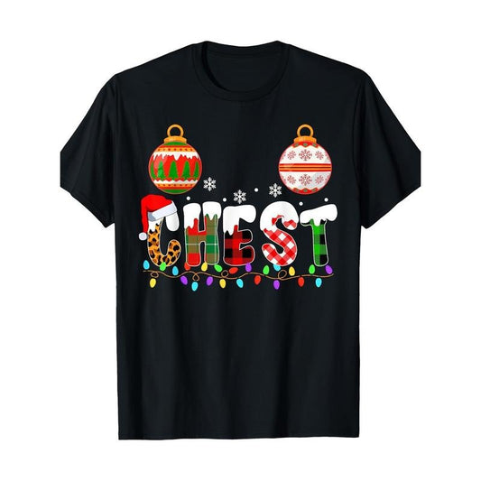 Funny Chestnut Christmas Chestnut men's T-shirt made in usa