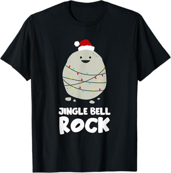 Funny Christmas Shirt, Christmas Gift, Jingle Bell Rock Funny Christmas Xmas Santa T-Shirt