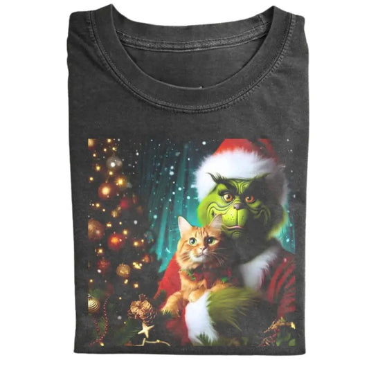 Funny Christmas Unisex T-Shirt, Vintage Graphic Tee Womenswear Top