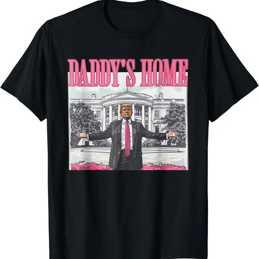 Funny Daddy's Home Trump Pink 2024 Take America Back 2024 T-Shirt Hoodie, Sweatshirt | WearSparks.com