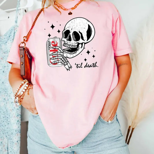 Funny Diet Coke til Death - Diet Coke Lover T-Shirt - Coke Lover Sweater