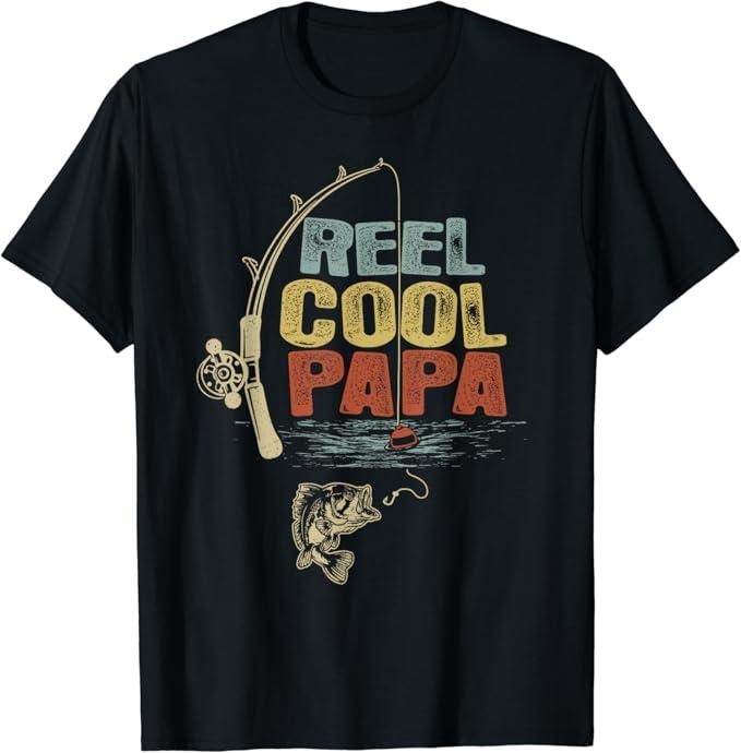 Funny Fishing Shirts, Funny Fisherman Vintage Reel Cool Papa T-Shirt Cotton Fashion Hoodie, Sweatshirt | WearSparks.com