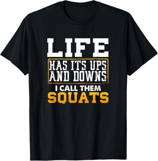 Funny Fitness Gym Workout Weights Squat Men Women Gift T-Shirt Hoodie, Sweatshirt | WearSparks.com