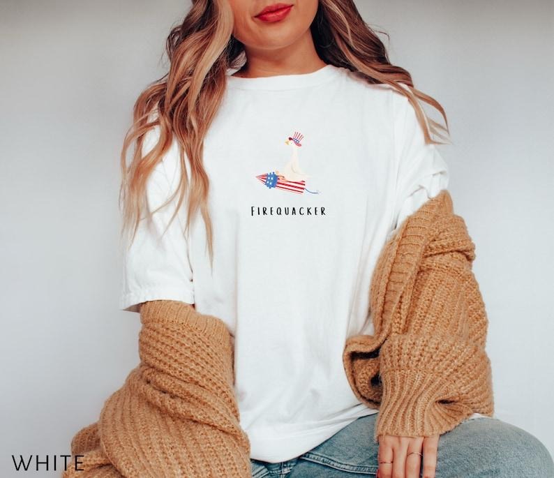 Funny Fourth Of July Shirt, Funny Goose Shirt, Independence Day Tee, USA Shirt, Patriotic Tshirt,Firequacker Shirt,Silly  T-shirt, sweater and Hoodie