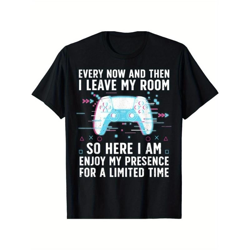 Funny Gamer Art For Men Women Gaming Gamer Video Game Lover T-Shirt Made in USA