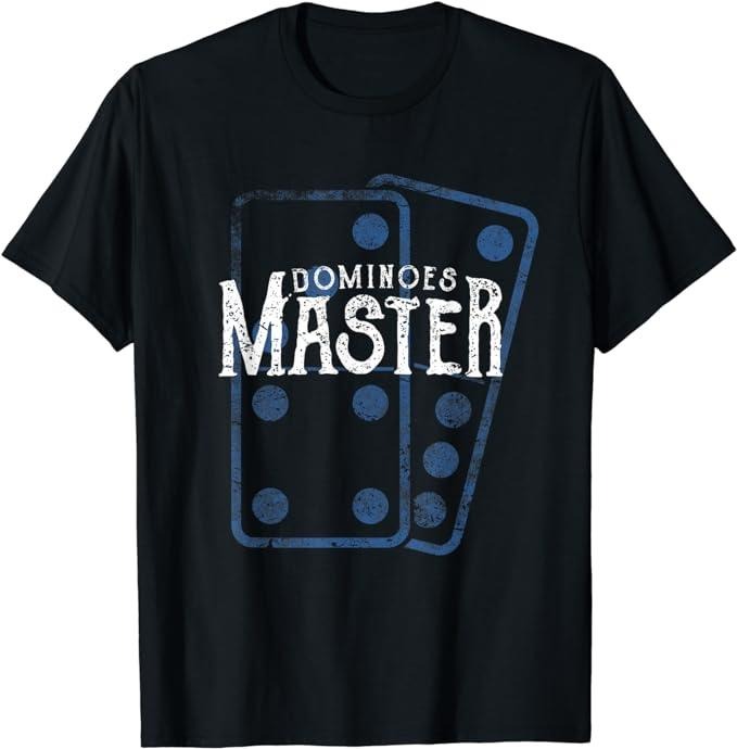 Funny Gamer Shirts, Special Gifts For Gamers, Dominoes Master Gifts Game Best Domino Player T-Shirt Tee Casual Classic