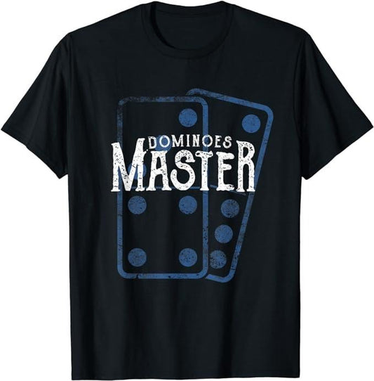 Funny Gamer Shirts, Special Gifts For Gamers, Dominoes Master Gifts Game Best Domino Player T-Shirt Tee Casual Classic