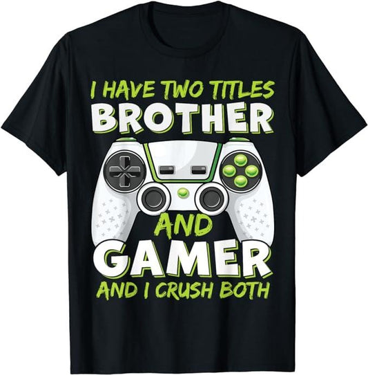 Funny Gamer Shirts, Special Gifts For Gamers, Funny Gaming Boys Girls Men Gamer Video Game T-Shirt Menswear Casual Classic