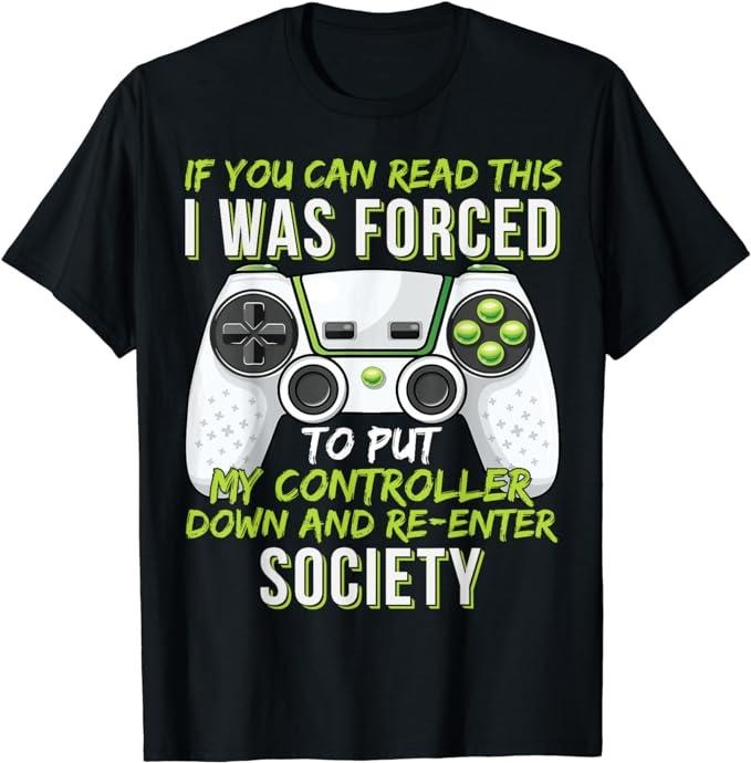 Funny Gamer Shirts, Special Gifts For Gamers, Funny Gaming Boys Girls Men Gamer Video Game T-Shirt Menswear Top Casual Classic