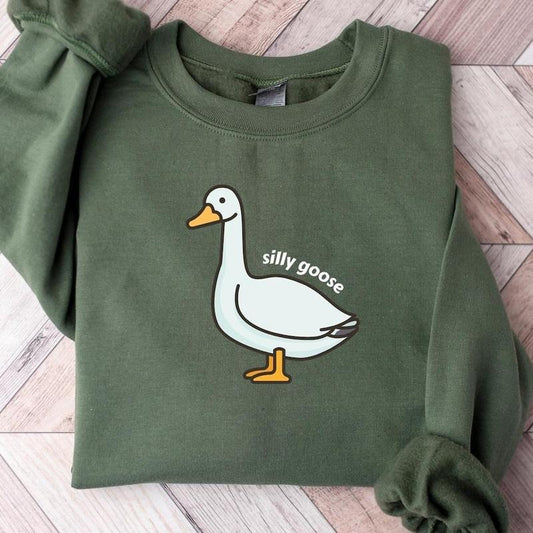 Funny Goose Sweatshirt, Funny Best Friends Sweater, Goose Fist Bump Sweater, Gift for Goose Lover, Goose sweatshirt, Goose Funny Crewneck