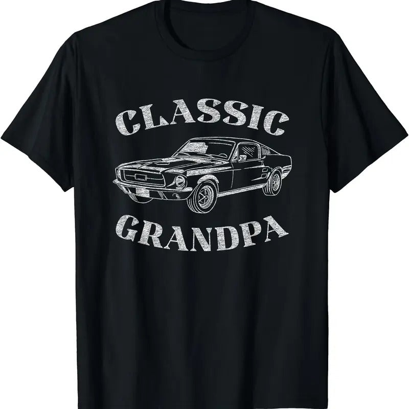 Funny Grandpa Classic Car Graphic T-Shirt Hoodie, Sweatshirt | WearSparks.com