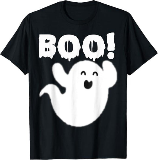 Funny Halloween Shirts For Men, Cool Funny Ghost Boo Halloween T-Shirt Menswear - Available from size S to 5XL