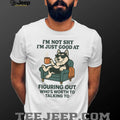 Funny Introvert Dog “Not Shy Just Picking Who’s Worth Talking To” T Shirt