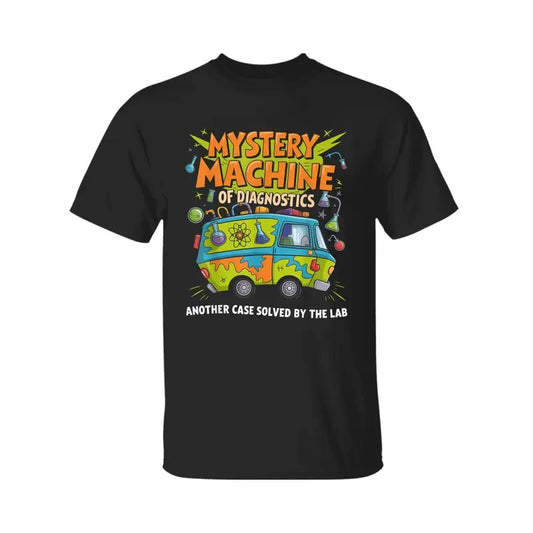 Funny Lab Week 2025 Retro Mystery Machine Of Diagnostics T-Shirt , Movie Shirt, Scooby Doo Shirt, Graphic Tee, Ladies Summer Clothes, Womenswear