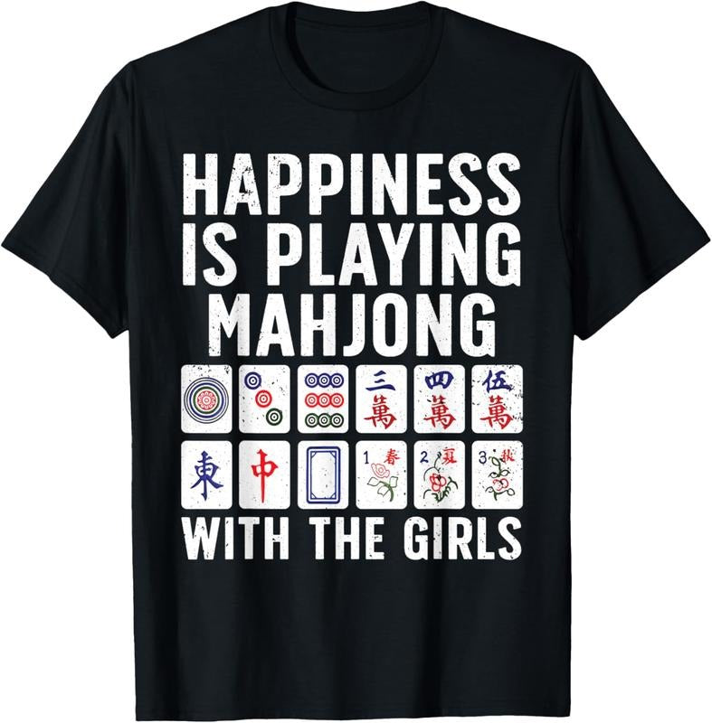 Funny Mahjong For Women Girls Tile Game Mah Jongg Lovers T-Shirt Hoodie, Sweatshirt | WearSparks.com
