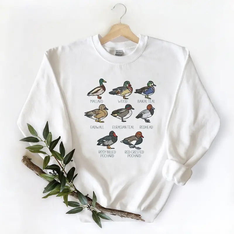 Funny Mallard Duck Waterfowl sweatshirt Unisex T-shirt, hoodie, Cotton, Gifts Duck Fabric, Hunting Season 2025 to 2026
