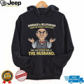 Funny Marriage Relationship Husband Always Wrong Cartoon T Shirt