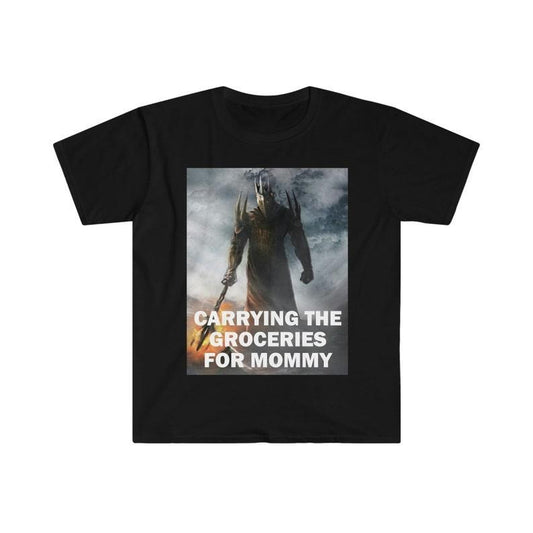 Funny Meme Shirt, Carrying The Groceries Tee, Gift Unisex T-Shirt