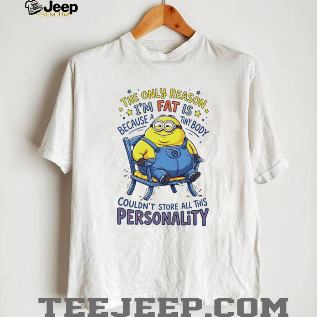 Funny Minion Personality Tiny Body Quote Humor Retro Cartoon Style Men Women Fans T Shirt