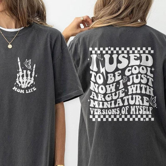 Funny Mom Life Comfort Colors Shirt, Retro Mom Shirt, Retro Mama T-Shirt, Mothers Day Gifts, Sarcastic Retro Mom Shirt, Mothers Day Tee, Mom Skeleton, Sassy Mom, Mom Women Top Womenswear Casual Clothing Comfortable Short