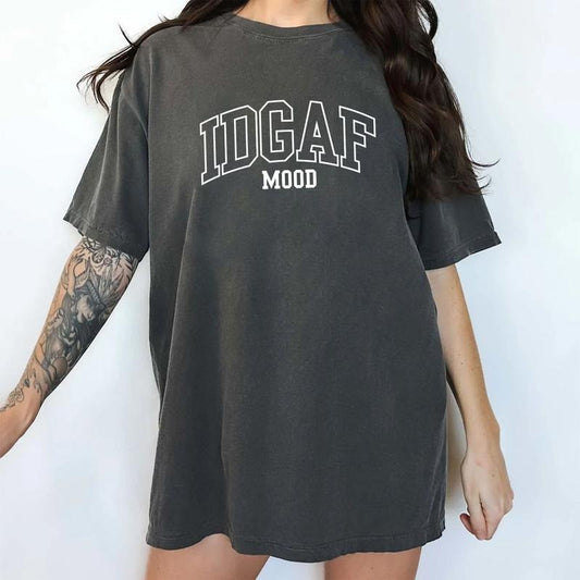 Funny Mood Comfort Colors Shirt, Humorous University Women Unhinged Tees, Feeling Kinda Today Oversized Graphic Tee, Adult Humor T-shirt