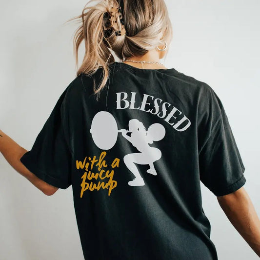 Funny Muscle Mommy Juicy Pump Tshirt Gift For Girlfriend Wife Oversized Gym Workout Shirt Weightlifting Bodybuilding Tee For Gym Girl