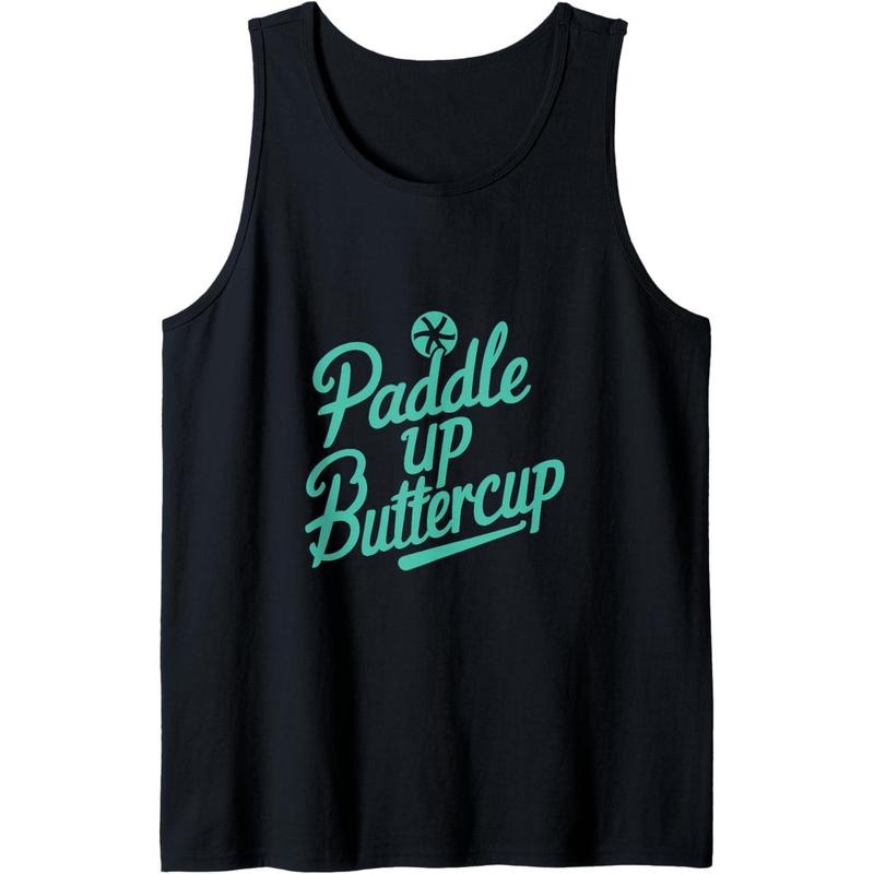 Funny Paddle Up Buttercup For Pickleball Enthusiasts Tank Top Made in USA T-Shirts, Hoodie, Sweatshirt | WearSparks.com