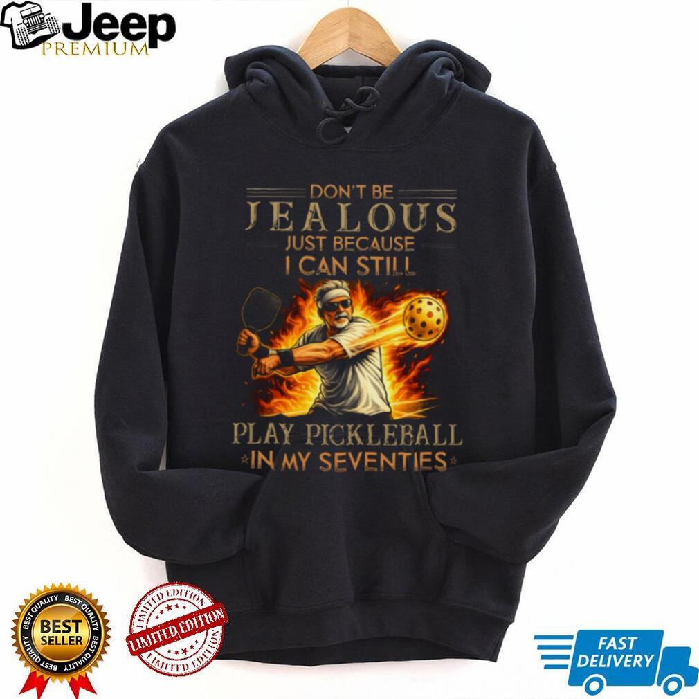 Funny Pickleball Player In My Seventies Retirement Gift T Shirt