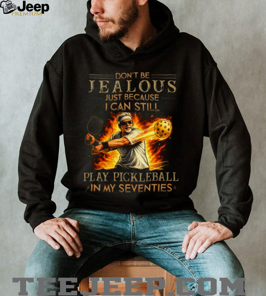 Funny Pickleball Player In My Seventies Retirement Gift T Shirt