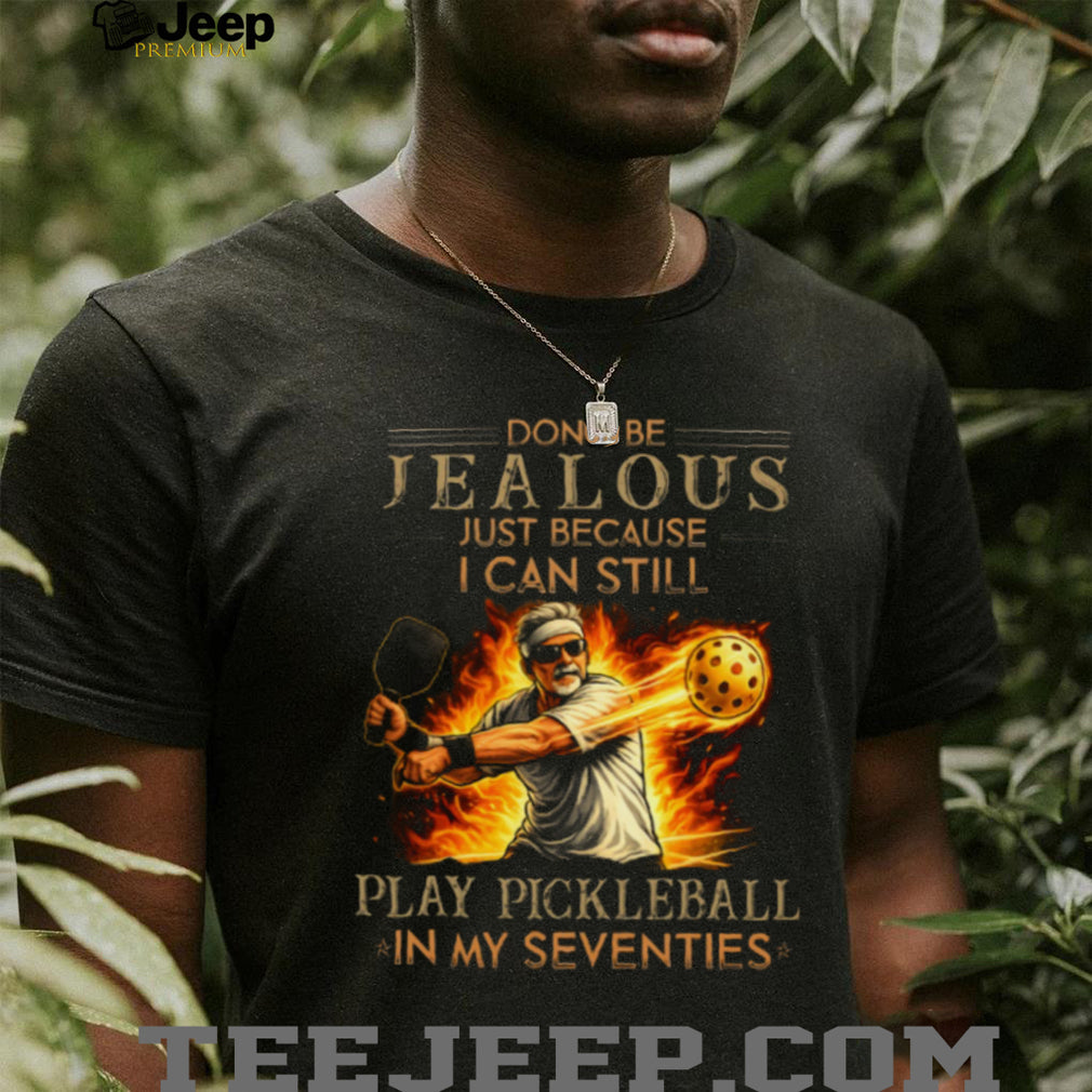 Funny Pickleball Player In My Seventies Retirement Gift T Shirt