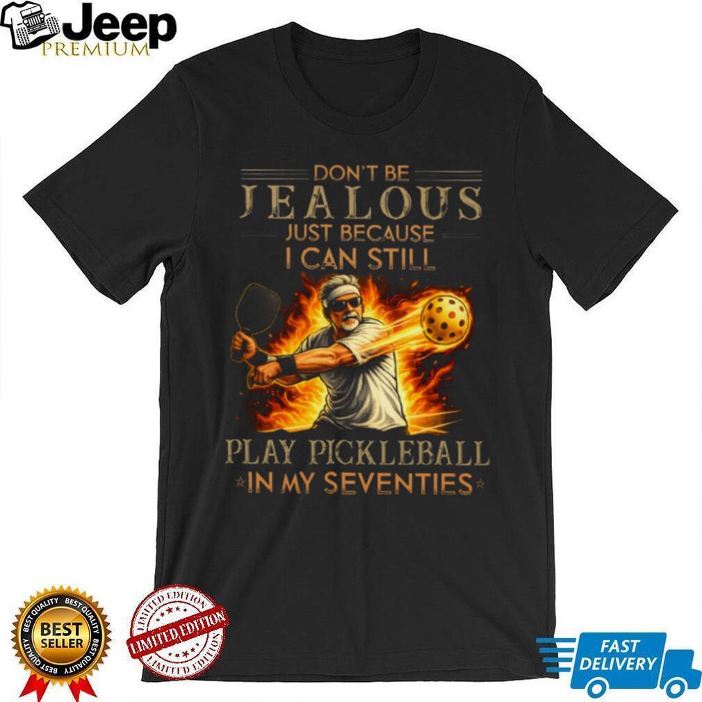 Funny Pickleball Player In My Seventies Retirement Gift T Shirt