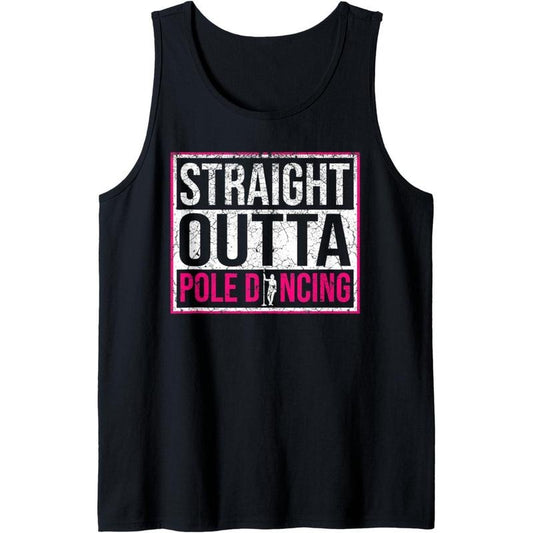Funny Pole Dance Dancing Womens Pole Fitness Quote Workout Tank Top MADE IN USA