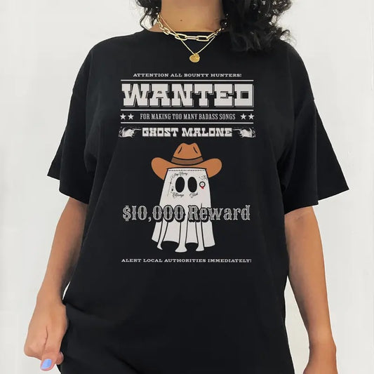 Funny Posty Gh0st T Shirt, Concert Outfit, Spooky Season, Fans Merch For Halloween, Unisex Short Sleeve Tee Shirt, Casual Clothing